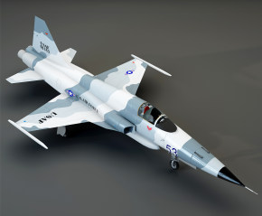 现代矢量战斗机，飞机，军事武器3d模型下载
