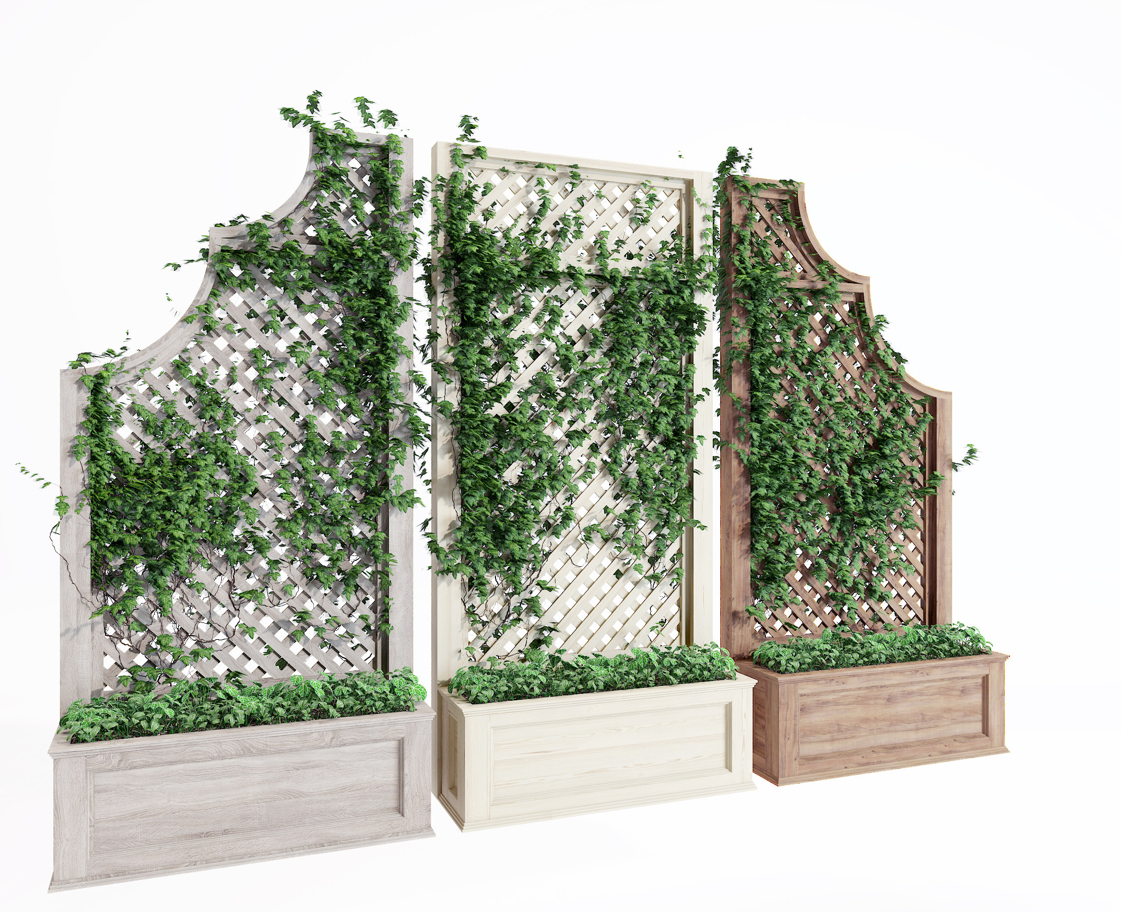 现代绿植藤蔓,背景墙3d模型下载