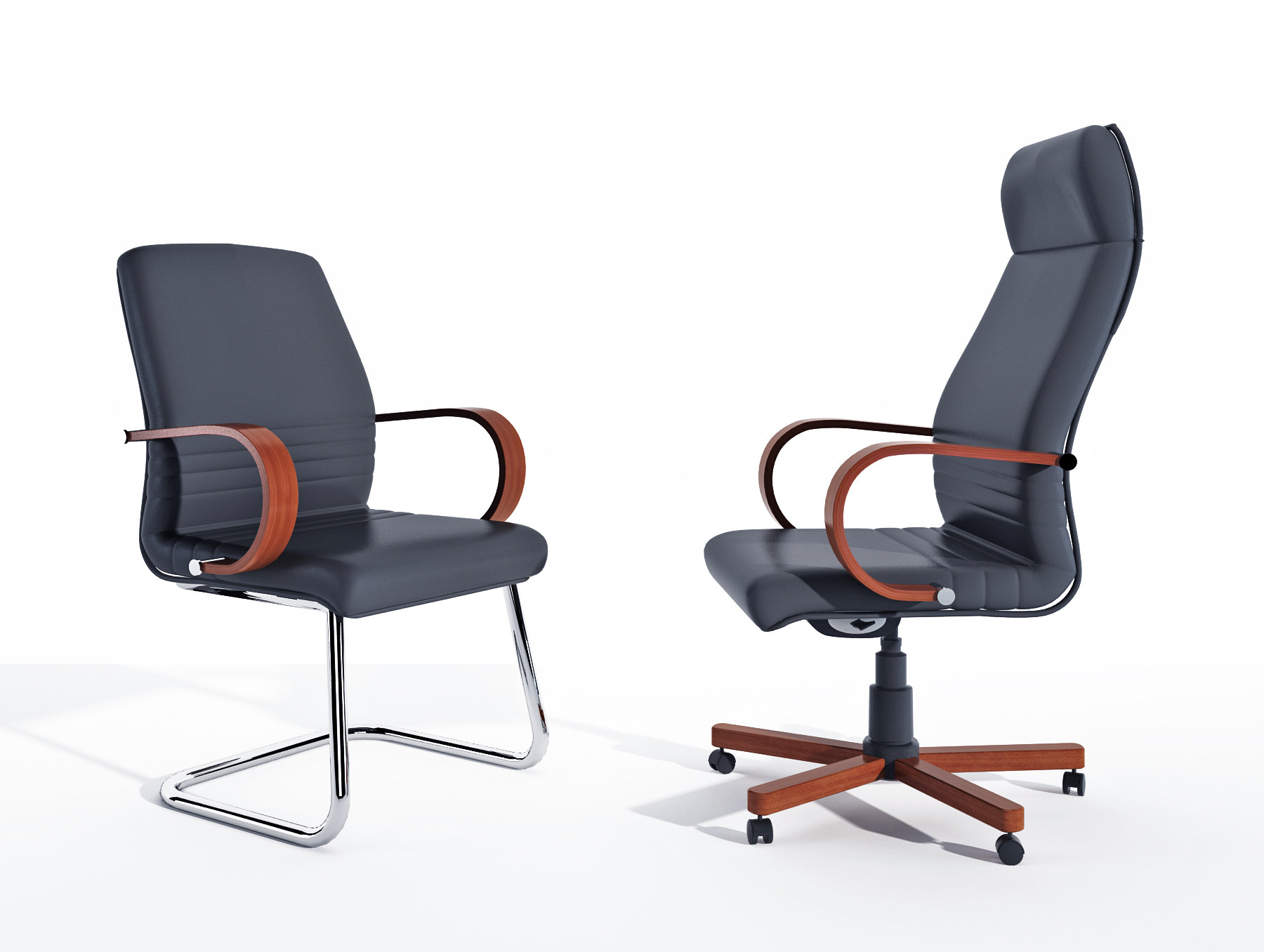 现代时尚办公椅 3d模型下载