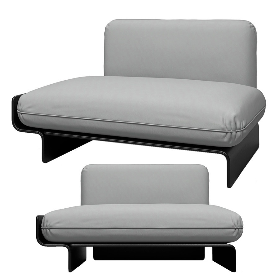 Bardot休闲椅，坐凳单人沙发cr3d模型下载