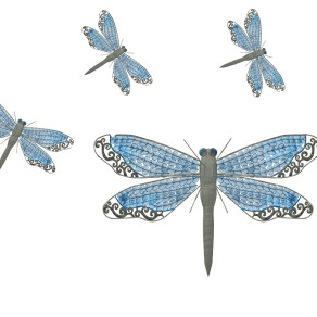现代蜻蜓,昆虫su草图模型下载