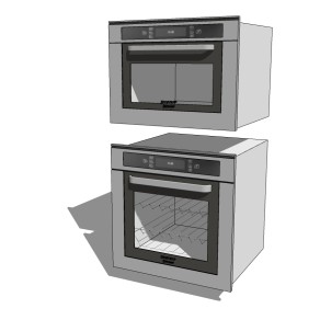 微波炉烤箱su草图模型下载