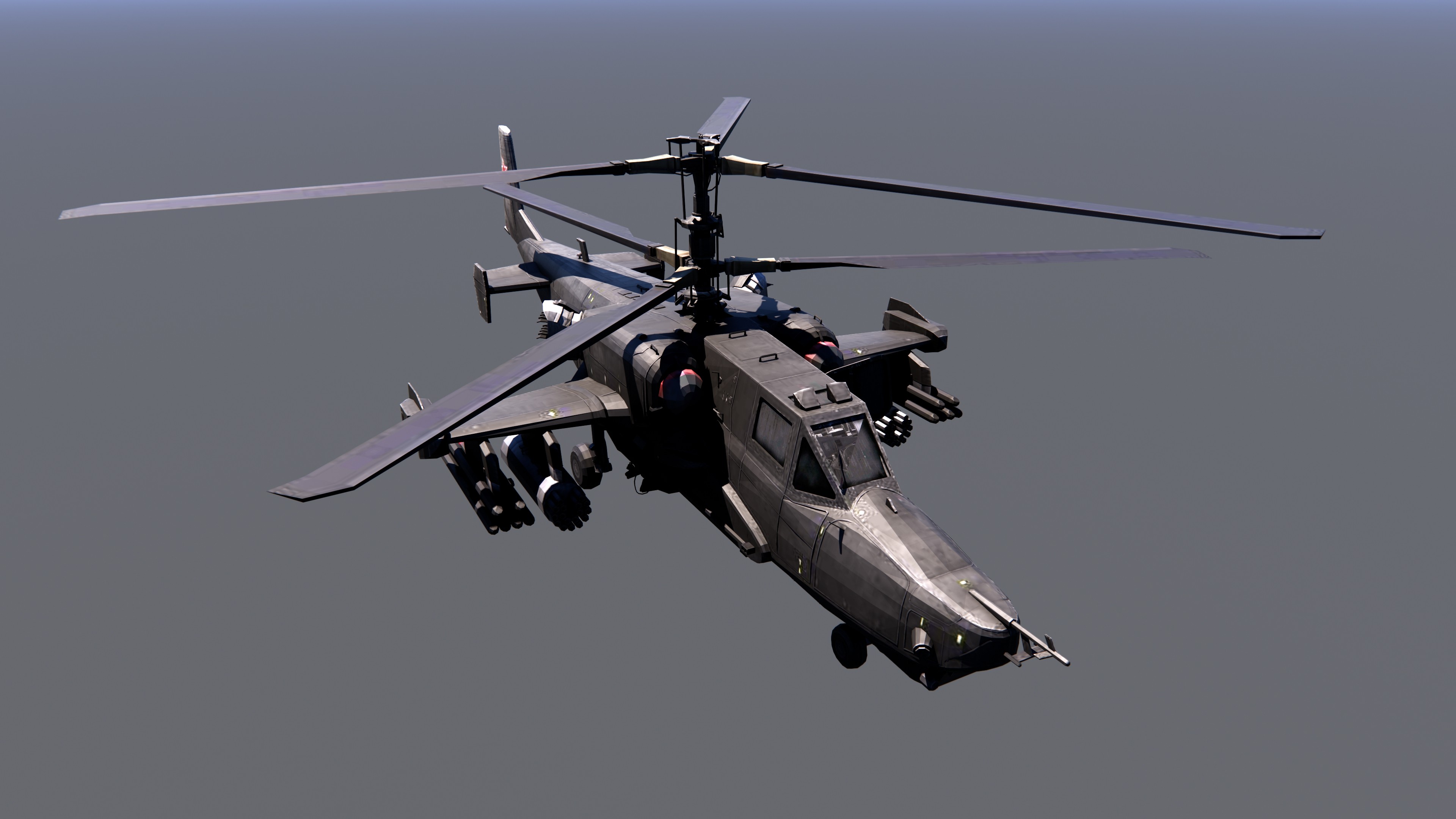 13现代军用直升机su武器su草图模型下载