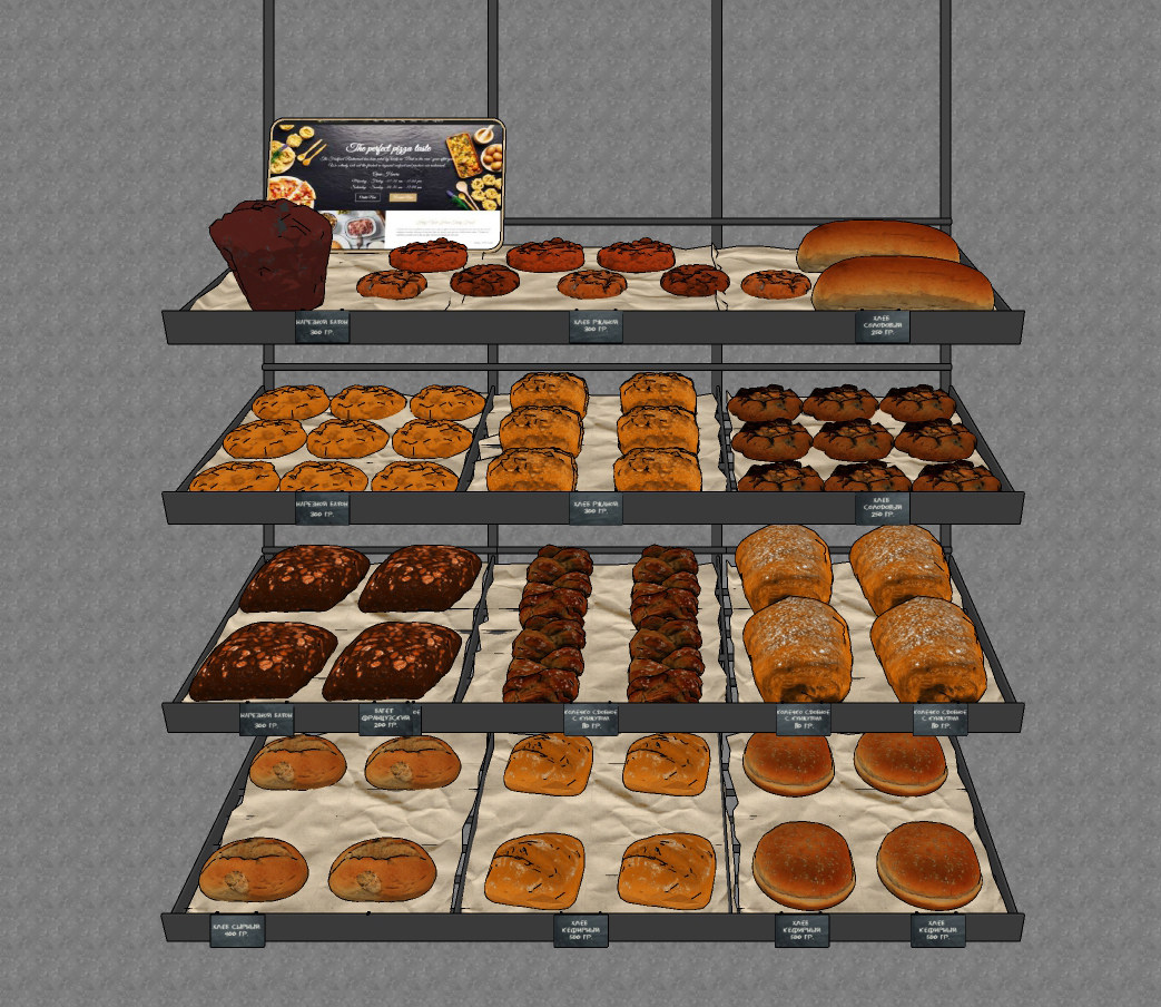 面包,食物,甜品su草图模型下载