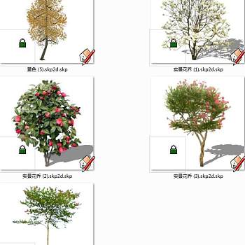 树sketchup草图模型下载su草图模型下载