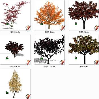 树sketchup草图模型下载su草图模型下载
