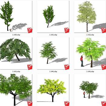 树sketchup草图模型下载su草图模型下载