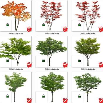 树sketchup草图模型下载su草图模型下载