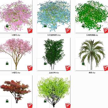 树sketchup草图模型下载 su草图模型下载