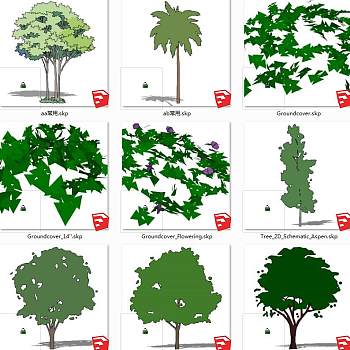树sketchup草图模型下载 su草图模型下载