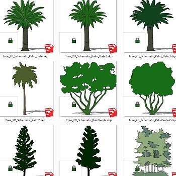 树sketchup草图模型下载 su草图模型下载