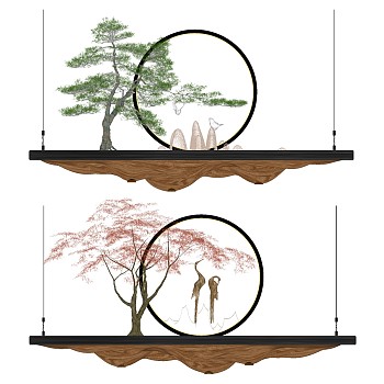 吊灯su草图模型下载