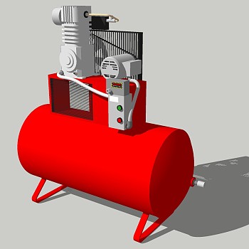 172空气压缩机 打火机 机械 电开关 卷笔刀 发电机  发电设备 电压机su草图模型下载