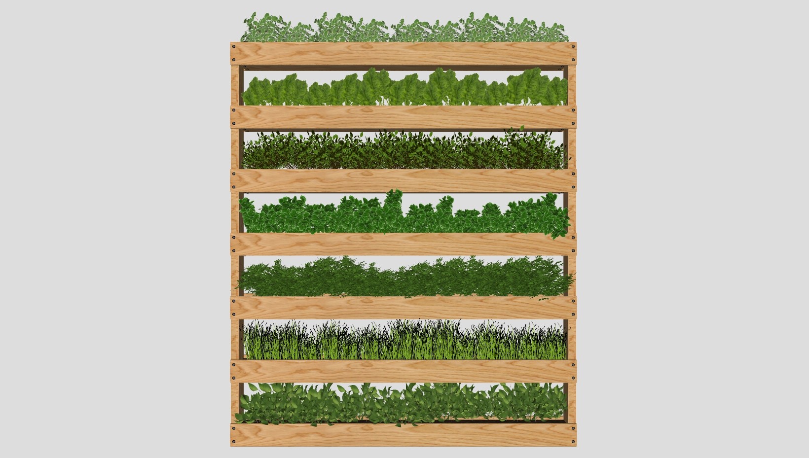 绿植 花架植物花槽su草图模型下载