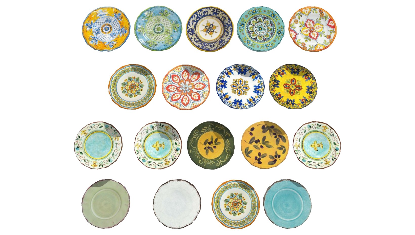 中式瓷器瓷碗 陶瓷  su草图模型下载