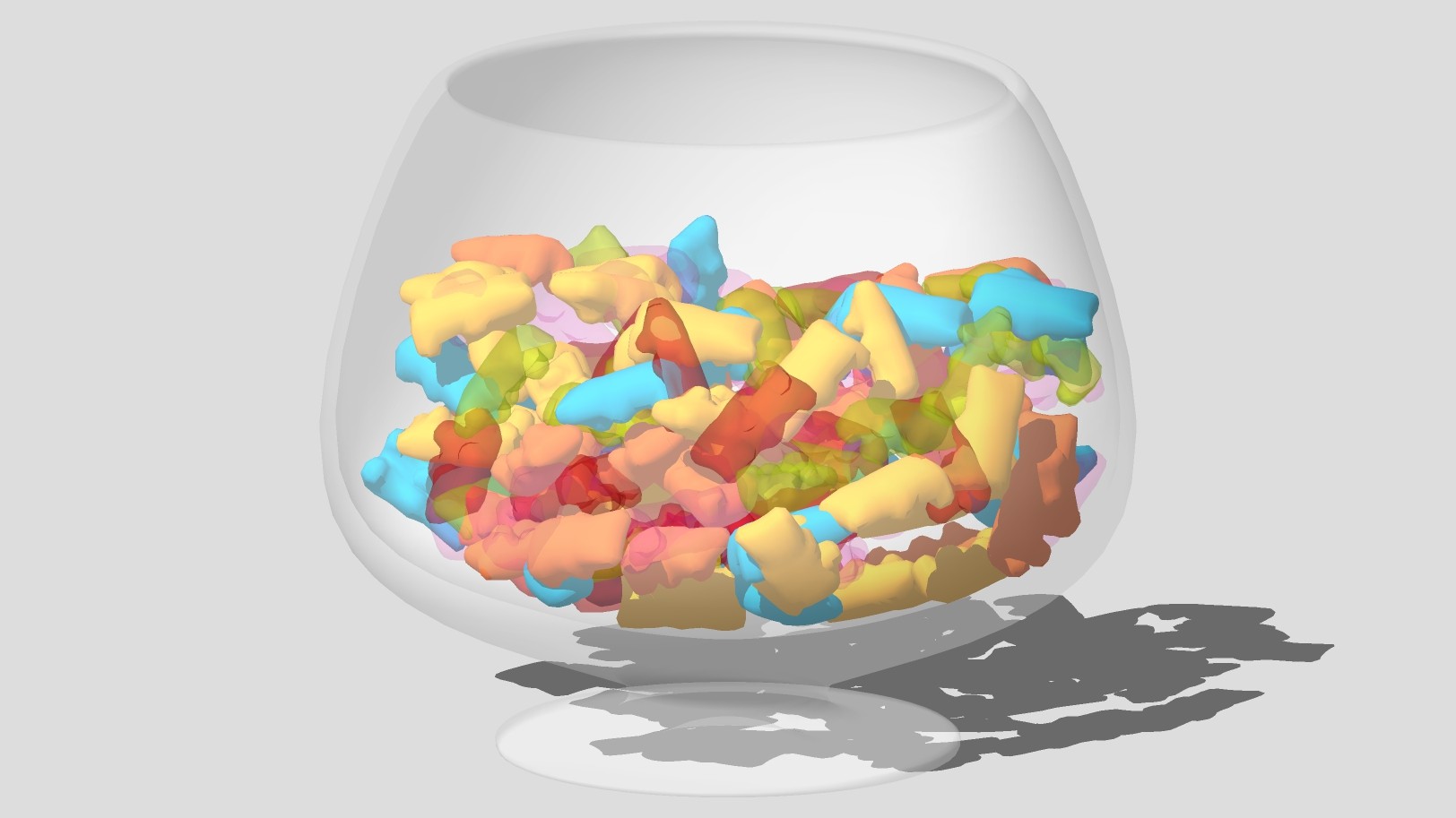 透明玻璃钢 糖果 食物零食su草图模型下载