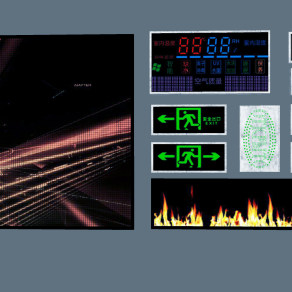 安全出口消防指示牌，壁炉火炉led显示屏，电子温度计su草图模型下载