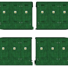 环网柜机房变电设备 su草图模型下载