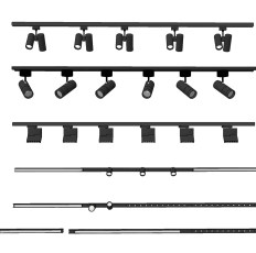现代轨道射灯su草图模型下载