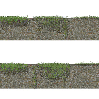 藤蔓，植物墙su草图模型下载