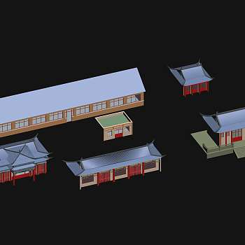 古建筑3d模型下载