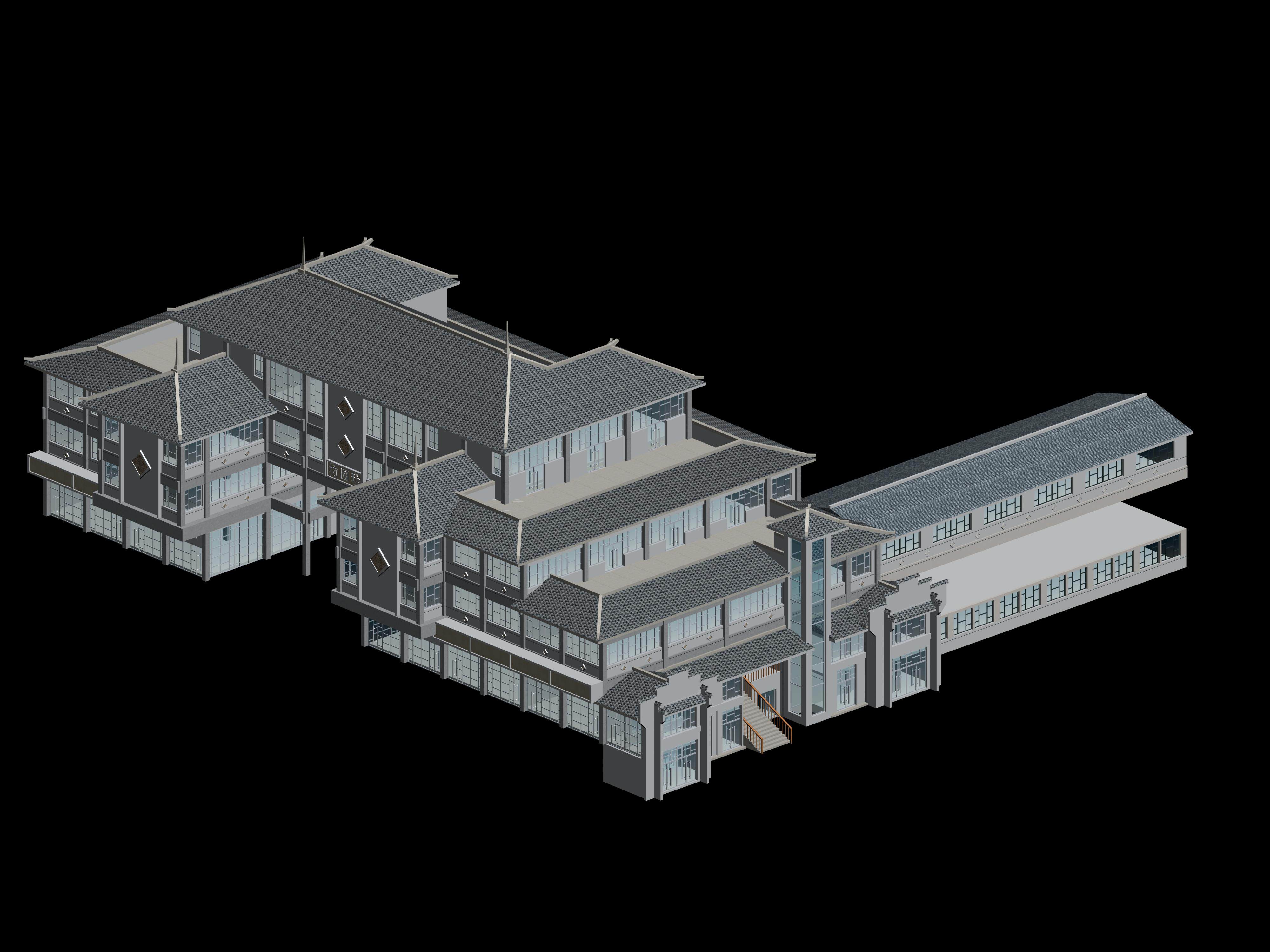 古建筑3d模型下载