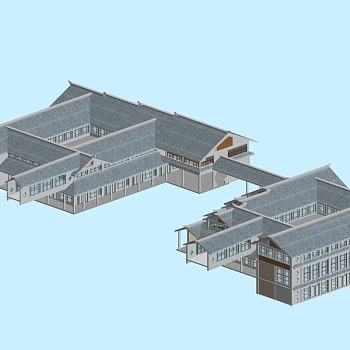 古建筑3d模型下载