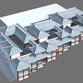 古建筑3d模型下载