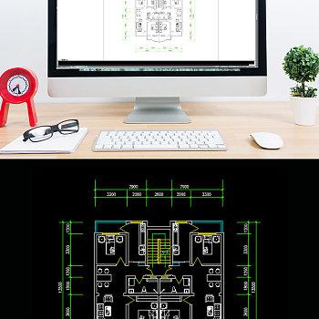 全屋定制层户型建筑CAD图纸