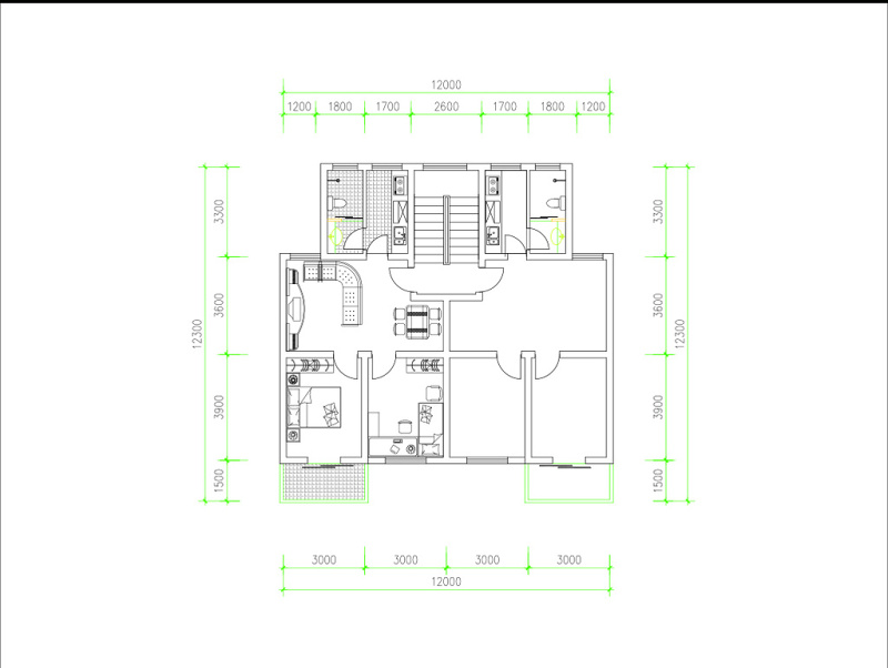 房屋<a href=https://www.yitu.cn/su/7392.html target=_blank class=infotextkey>平面</a>图多层<a href=https://www.yitu.cn/su/7212.html target=_blank class=infotextkey>户型</a>图CAD<a href=https://www.yitu.cn/su/7937.html target=_blank class=infotextkey>图纸</a>