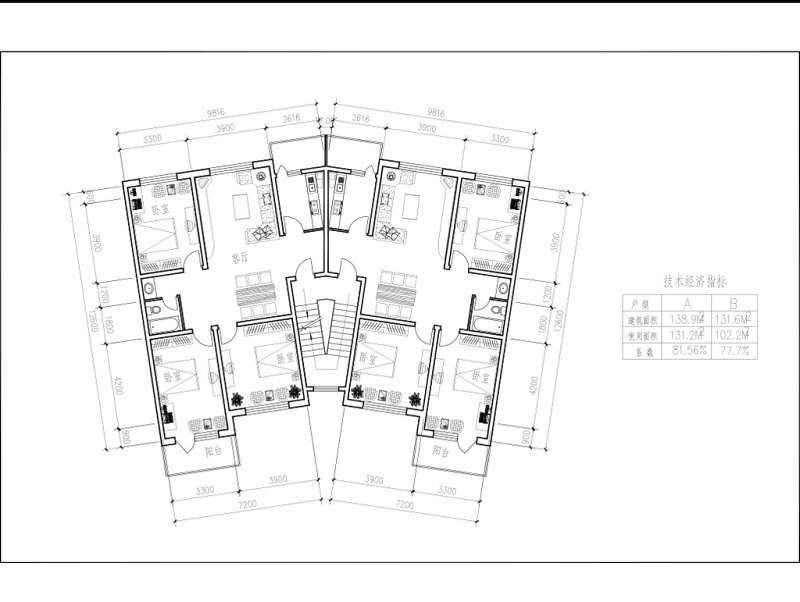 CAD<a href=https://www.yitu.cn/su/7212.html target=_blank class=infotextkey>户型</a><a href=https://www.yitu.cn/su/7937.html target=_blank class=infotextkey>图纸</a>