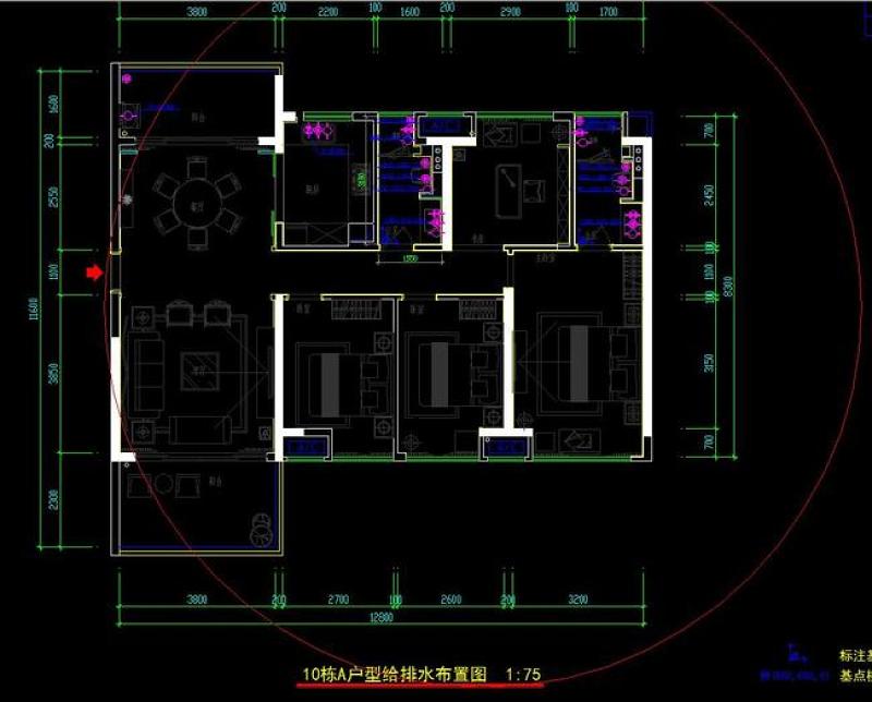 CAD全套家装施工<a href=https://www.yitu.cn/su/7937.html target=_blank class=infotextkey>图纸</a><a href=https://www.yitu.cn/su/7392.html target=_blank class=infotextkey>平面</a>图室<a href=https://www.yitu.cn/su/7634.html target=_blank class=infotextkey>内装</a>修家装