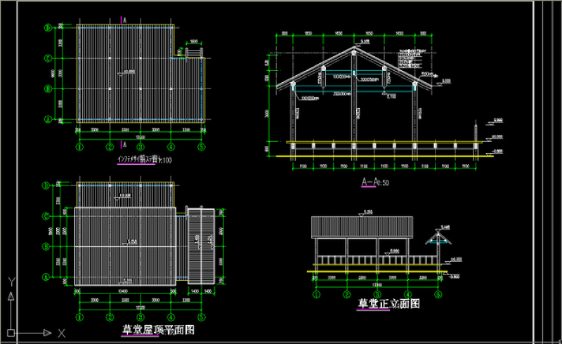 新颖别致的办公家具CAD图库