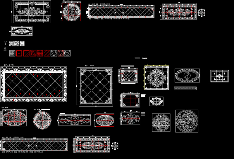 <a href=https://www.yitu.cn/su/7872.html target=_blank class=infotextkey>地</a>面拼<a href=https://www.yitu.cn/sketchup/huayi/index.html target=_blank class=infotextkey>花</a><a href=https://www.yitu.cn/su/6979.html target=_blank class=infotextkey>石</a>材拼<a href=https://www.yitu.cn/sketchup/huayi/index.html target=_blank class=infotextkey>花</a>腰线CAD图库