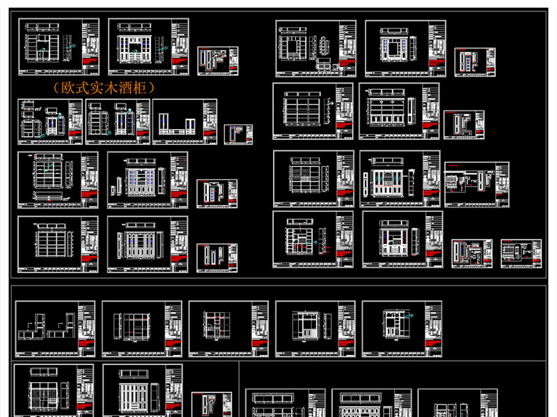 欧式<a href=https://www.yitu.cn/sketchup/jiugui/index.html target=_blank class=infotextkey><a href=https://www.yitu.cn/su/7976.html target=_blank class=infotextkey>酒柜</a></a><a href=https://www.yitu.cn/sketchup/yigui/index.html target=_blank class=infotextkey>衣柜</a><a href=https://www.yitu.cn/sketchup/dianshigui/index.html target=_blank class=infotextkey><a href=https://www.yitu.cn/su/7226.html target=_blank class=infotextkey>电视</a>柜</a>墙板CAD图库