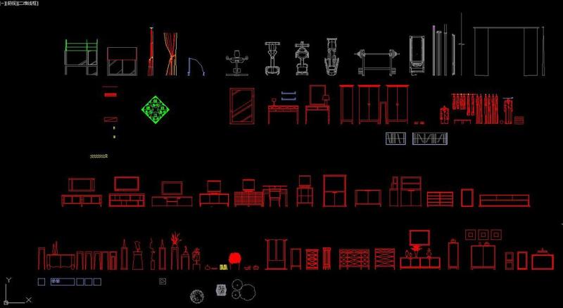 工装家装常用CAD图库大全