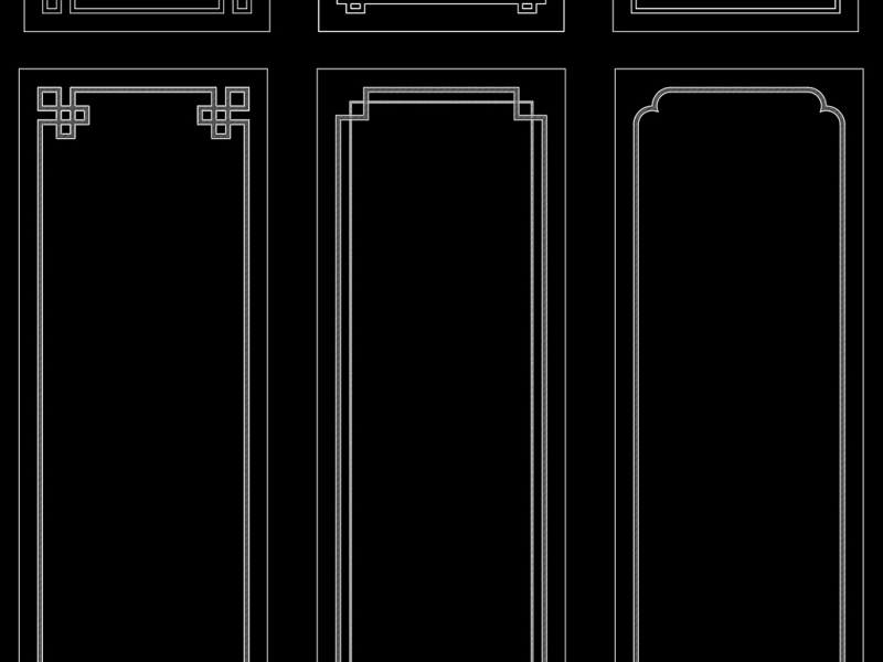 新中式风格<a href=https://www.yitu.cn/sketchup/huayi/index.html target=_blank class=infotextkey>花</a>格CAD<a href=https://www.yitu.cn/su/7937.html target=_blank class=infotextkey>图纸</a>