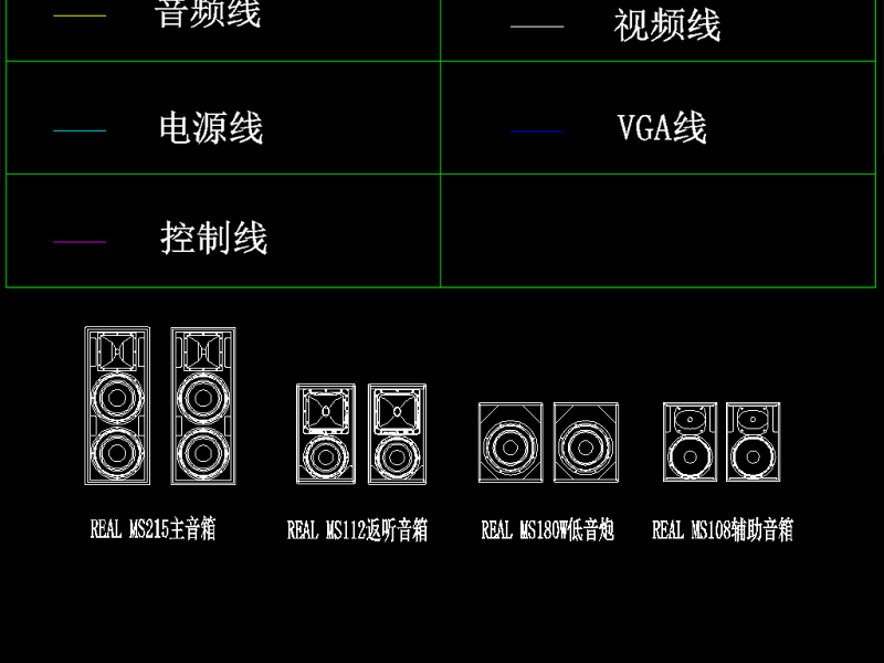 会议<a href=https://www.yitu.cn/sketchup/yingxiang/index.html target=_blank class=infotextkey><a href=https://www.yitu.cn/su/7223.html target=_blank class=infotextkey>音响</a></a>灯光器材CAD图库图块模板升级版