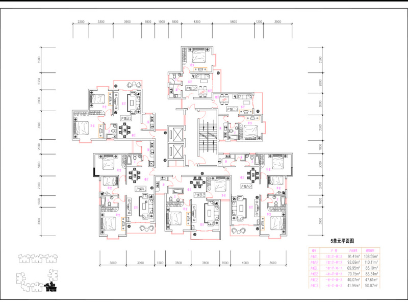 CAD<a href=https://www.yitu.cn/su/7212.html target=_blank class=infotextkey>户型</a>图两室一厅and一室一厅