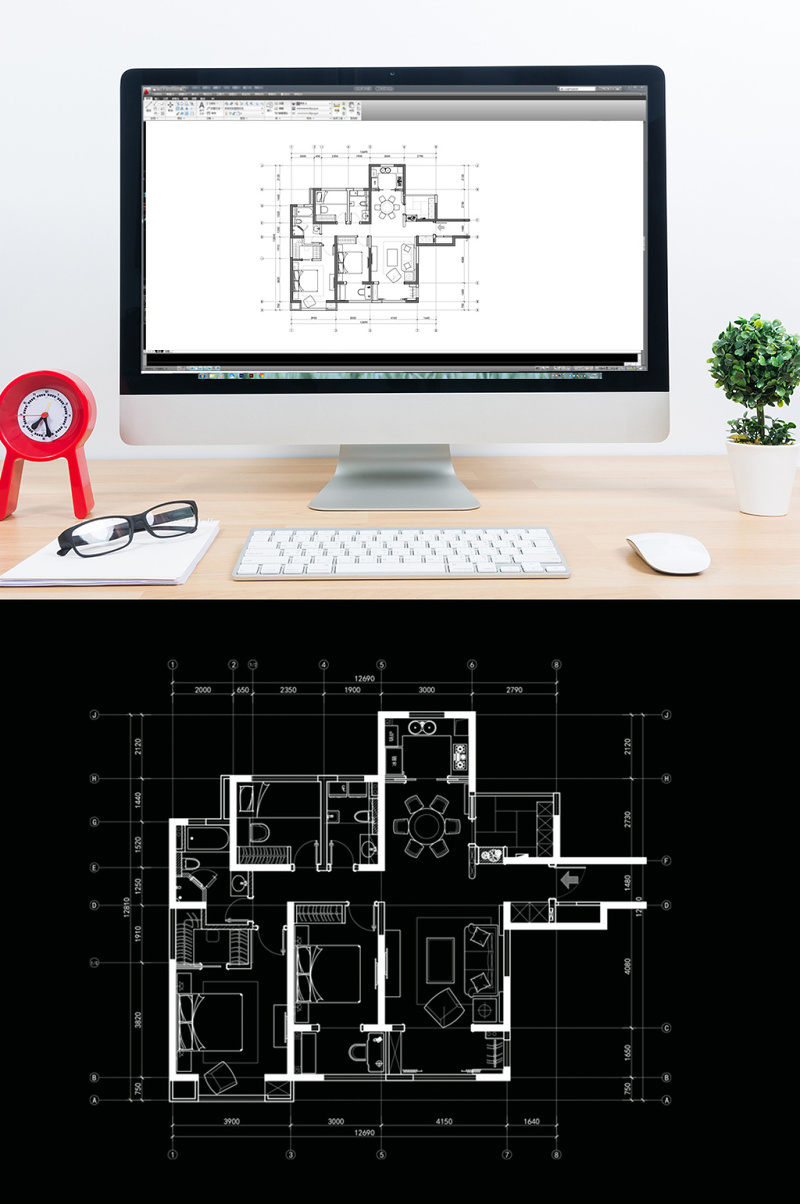 CAD<a href=https://www.yitu.cn/su/7608.html target=_blank class=infotextkey>居室</a><a href=https://www.yitu.cn/su/7212.html target=_blank class=infotextkey>户型</a>图