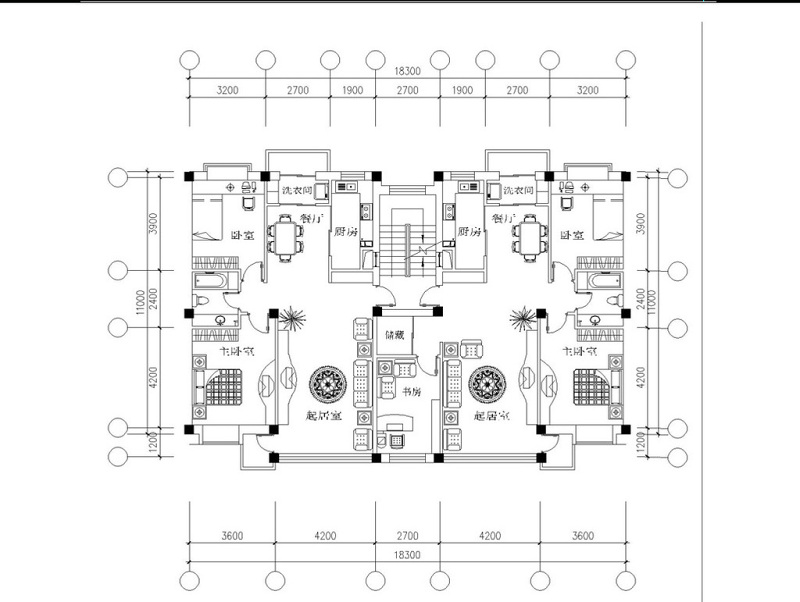 二厅二室一<a href=https://www.yitu.cn/sketchup/shufang/index.html target=_blank class=infotextkey>书房</a>格局