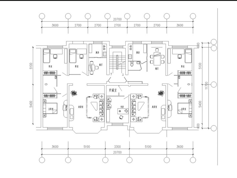 两室两厅一<a href=https://www.yitu.cn/sketchup/shufang/index.html target=_blank class=infotextkey>书房</a>一储藏室