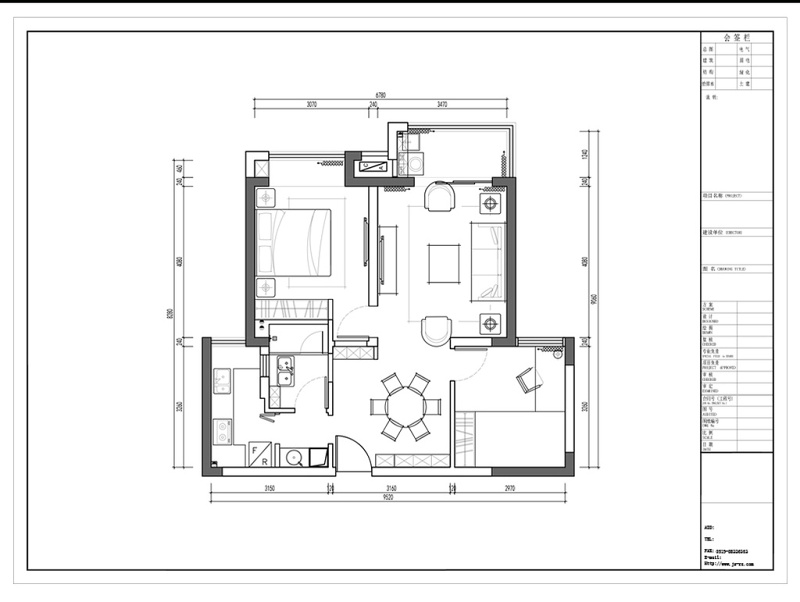 高层两室一厅<a href=https://www.yitu.cn/su/7212.html target=_blank class=infotextkey>户型</a>CAD<a href=https://www.yitu.cn/su/7392.html target=_blank class=infotextkey>平面</a>