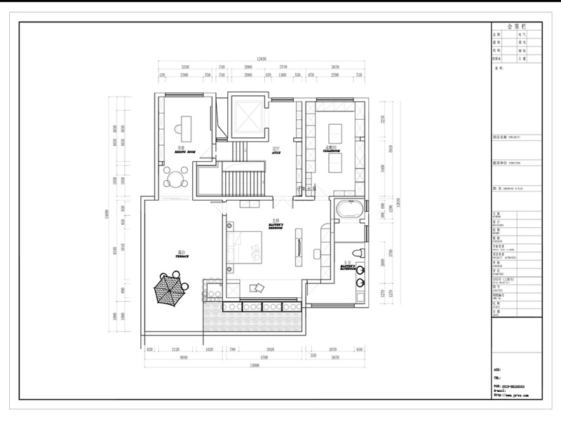 别墅CAD<a href=https://www.yitu.cn/su/7392.html target=_blank class=infotextkey>平面</a><a href=https://www.yitu.cn/su/7212.html target=_blank class=infotextkey>户型</a>定制