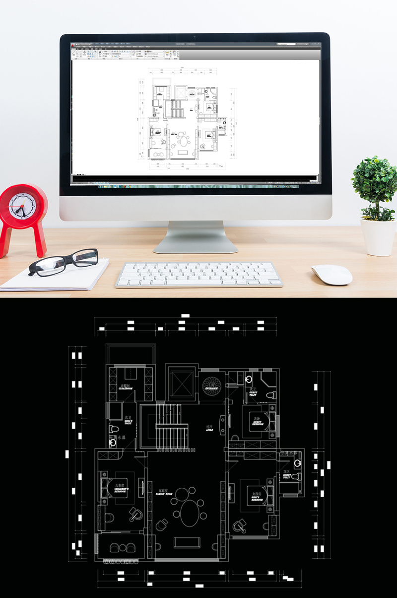 别墅CAD<a href=https://www.yitu.cn/su/7392.html target=_blank class=infotextkey>平面</a><a href=https://www.yitu.cn/su/7212.html target=_blank class=infotextkey>户型</a>定制方案