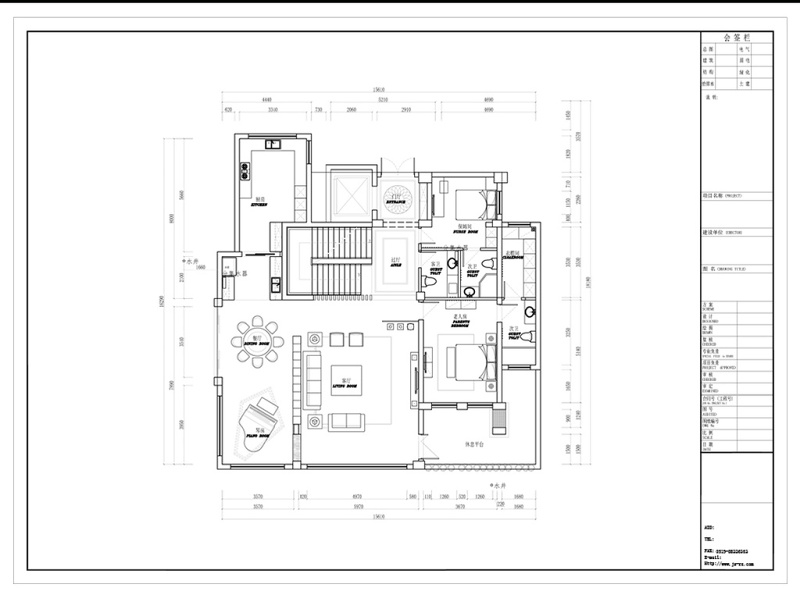 别墅CAD<a href=https://www.yitu.cn/su/7392.html target=_blank class=infotextkey>平面</a>定制方案