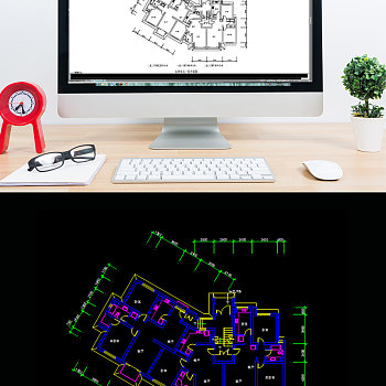 CAD住宅平面布局图