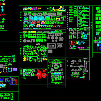 CAD常用全套模块建筑素材