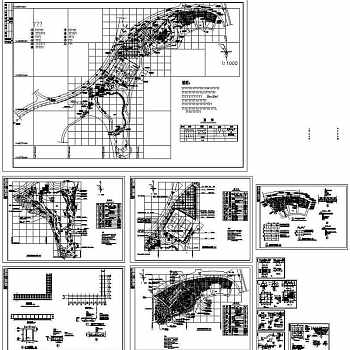 沈阳某公园施工套图CAD图纸