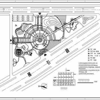 CAD深圳兰溪谷公园景观灯光平面布置图